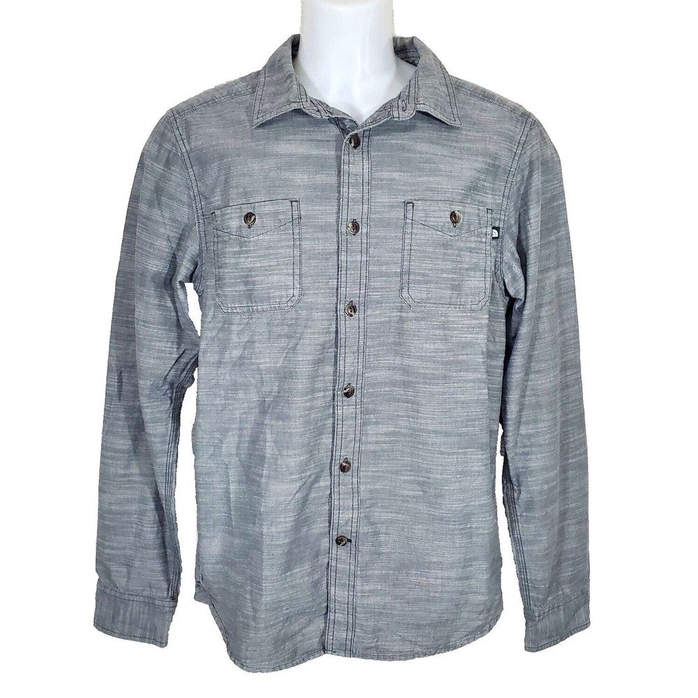 The North Face Gray Casual Button Down Shirt
